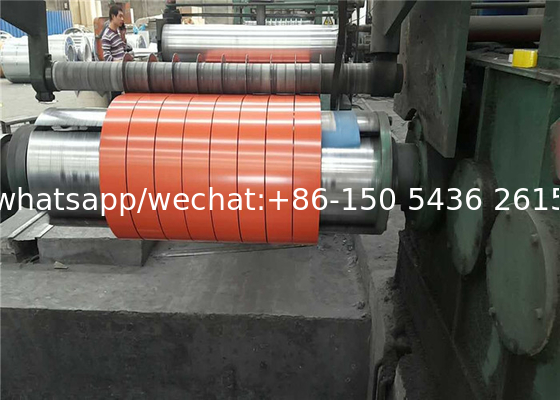 Color Coated PPGI / PPGL Steel Coil In RAL Color Coating Type PVDF Top 10-25um Back 5-10MIC