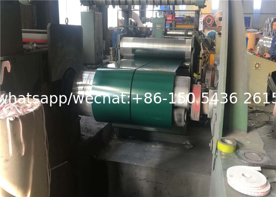 Color Coated PPGI / PPGL Steel Coil In RAL Color Coating Type PVDF Top 10-25um Back 5-10MIC
