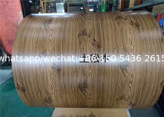 Color Coated PPGI / PPGL Steel Coil In RAL Color Coating Type PVDF Top 10-25um Back 5-10MIC