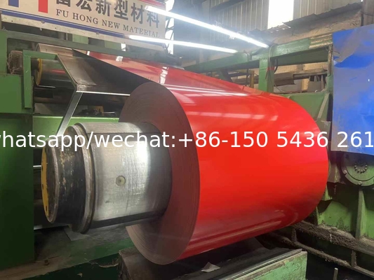 RAL 3020 CGCC COLOR COATED STEEL COIL/PPGI/PRE PAINTED GALVANIZED STEEL COIL/COLORED SHEET METAL IN HOT SALE