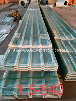 impact resistant FRP fiber glass corrugated roofing sheet