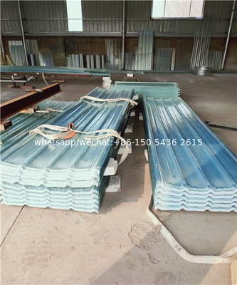 impact resistant FRP fiber glass corrugated roofing sheet