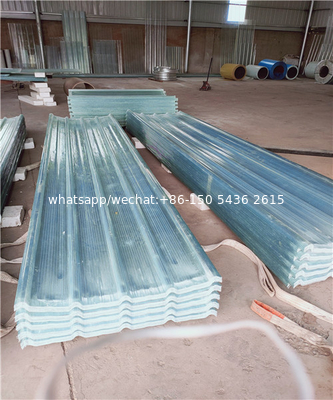 impact resistant FRP fiber glass corrugated roofing sheet