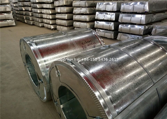 Z30-Z275 Zinc Coated Iron Sheet Hot Dippted Spangle Galvanized Steel Coil / Sheet