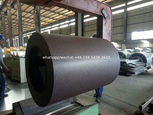 Matt/Wrinkled surface color coated steel coil for constructionral6005,ral3005 and so on