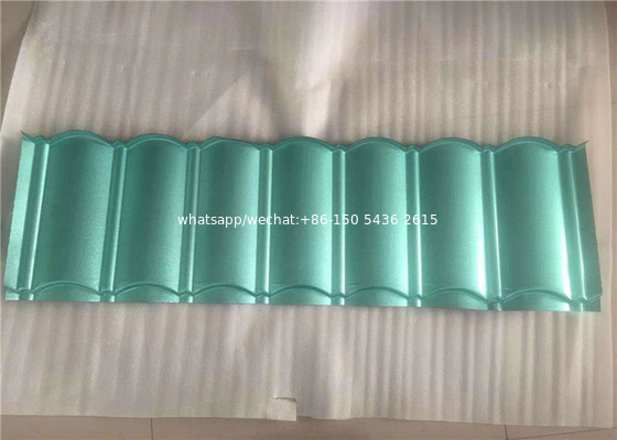 Building material colorful stone coated steel roof tiles / steel roofing tile sheet